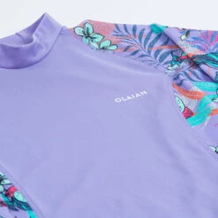 Tee Shirt Anti Uv Manches Longues Fille - 500 Orchid Violet -Kitesurf Boutique tee shirt anti uv manches longues fille 500 orchid violet 3