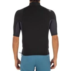 Tee Shirt Anti Uv Surf Top 500 Manches Courtes Homme Noir 13 Tee Shirt Anti Uv Surf Top 500 Manches Courtes Homme Noir -Kitesurf Boutique tee shirt anti uv surf top 500 manches courtes homme noir 3