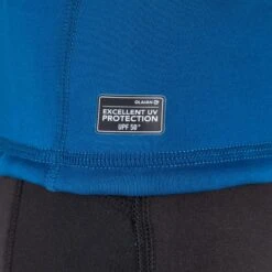 Tee Shirt Polaire Manches Courtes Enfant Bleu -Kitesurf Boutique tee shirt polaire manches courtes enfant bleu 3