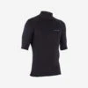 Tee Shirt Surf Top Thermique 900 Polaire Manches Courtes Homme Noir -Kitesurf Boutique tee shirt surf top thermique 900 polaire manches courtes homme noir