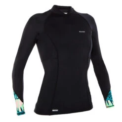 Teeshirt Anti UV Femme Expert LOU Manches Longues Avec Dos Et Manchons Imprimés -Kitesurf Boutique teeshirt anti uv femme expert lou manches longues avec dos et manchons imprimes 2