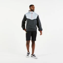 Tribord Vareuse Coupe-vent Voile Adulte Dinghy 100 Gris Foncé/gris Clair -Kitesurf Boutique vareuse coupe vent voile adulte dinghy 100 gris foncegris clair 7