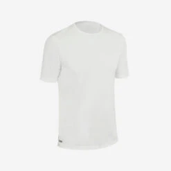 WATER TEE SHIRT Top Anti UV Surf Manches Courtes Homme Blanc
